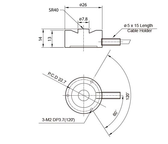 NMNC Loadcell (Yük Hücresi) boyut