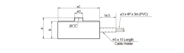 SMN Loadcell (Yük Hücresi) boyut SMN Loadcell (Yük Hücresi) boyut